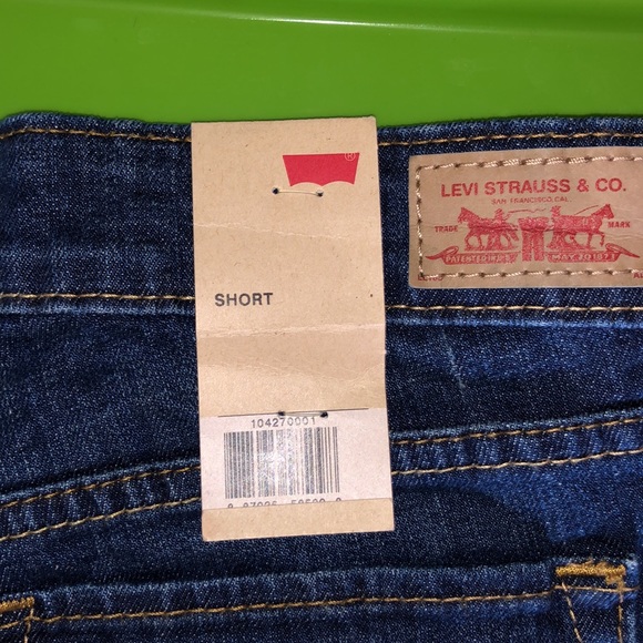 NWT Levi’s shorts blue jean denim size 13 - Picture 3 of 7